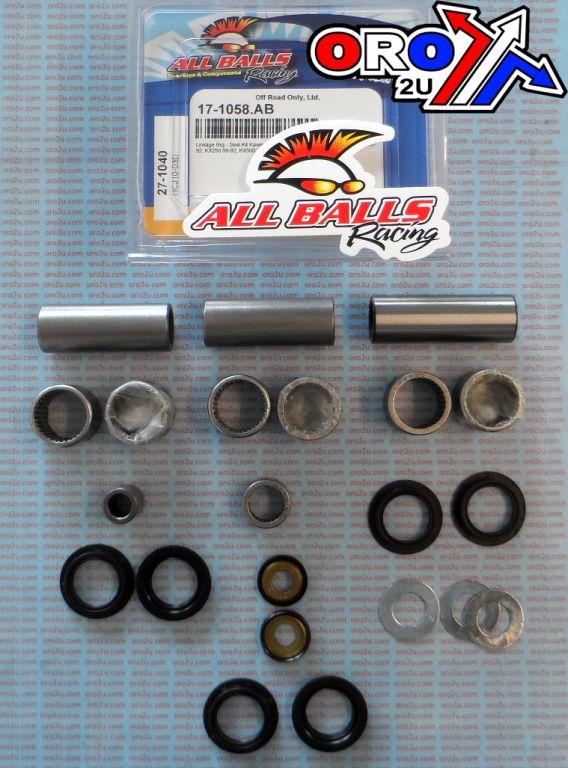 SWINGARM LINKAGE KIT KDX200, ALLBALLS 27-1040 KX125/250/500 thumbnail 2
