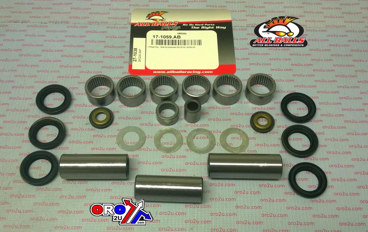 SWINGARM LINKAGE KIT KAW, ALLBALLS 27-1038 KX125/250 93 thumbnail 2