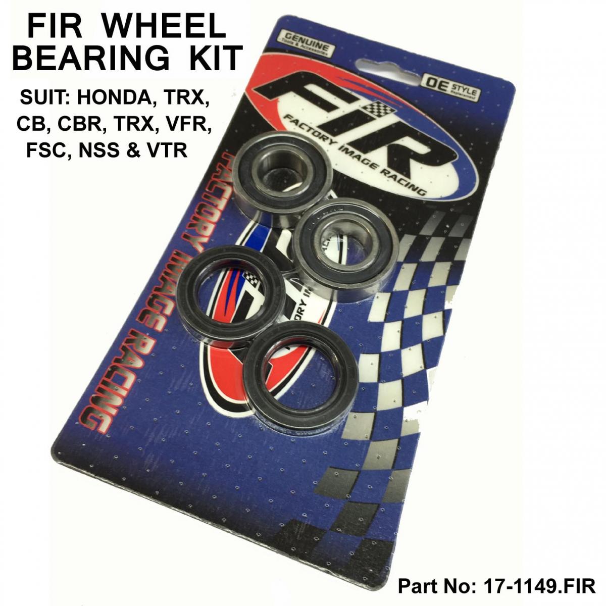 WHEEL BEARING & SEAL KIT TRX, HONDA ROAD image 1