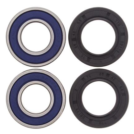 WHEEL BEARING KIT FRONT & REAR 86-22 KAW ZR/KDX/KLX/KX, ALLBALLS 25-1223 ROAD/DIRT