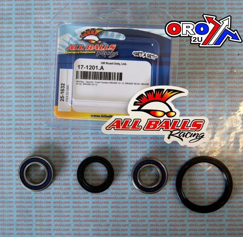WHEEL BEARING KIT FRONT 98-19 YAM WR250-450, ALLBALLS 25-1632 DIRT thumbnail 2