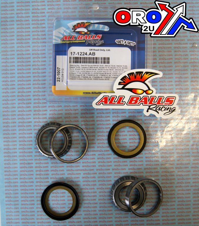 STEERING BEARING KIT ALLBALLS, ALLBALLS 22-1007 SUZUKI/YAMAHA thumbnail 2