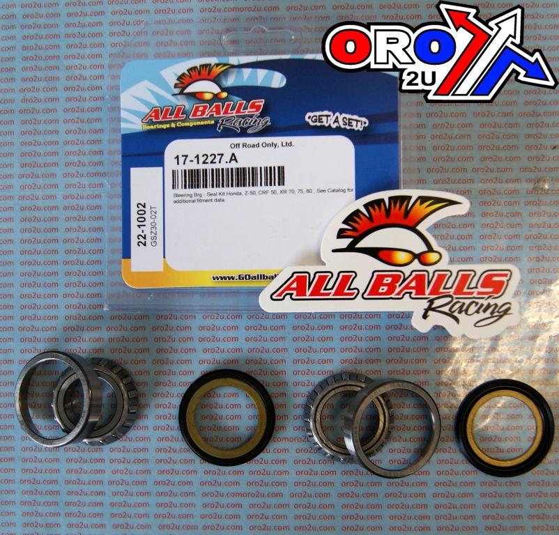 STEERING BEARING KIT ATC, ALLBALLS 22-1002 HONDA, MR175 Elsinore 76-77, MT125 Elsinore 74-76, MT50S (EURO) 93-96, NSR125R (EURO) 93 thumbnail 2