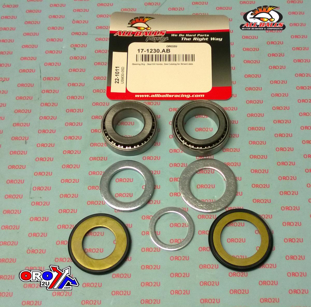STEERING BEARING KIT ALLBALLS, ALLBALLS 22-1011 HONDA thumbnail 2