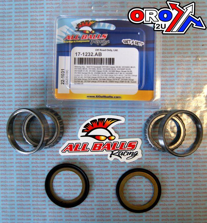 STEERING BEARING KIT ALLBALLS, ALLBALLS 22-1031 KAWASAKI thumbnail 2