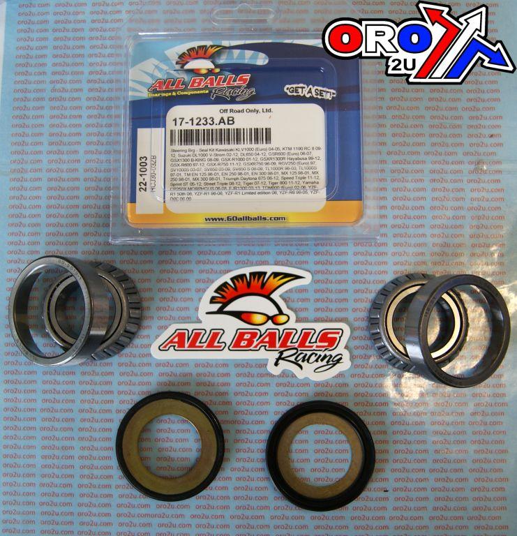 STEERING BEARING KIT ALLBALLS, ALLBALLS 22-1003 BMW/KAW/SUZ/TRIUMPH thumbnail 2