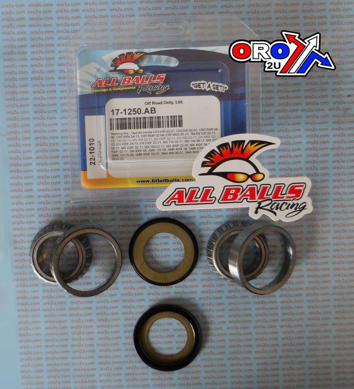 STEERING BEARING KIT ALLBALLS, ALLBALLS 22-1010 HONDA/TM MOTO thumbnail 2