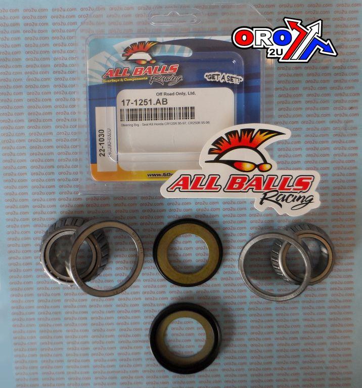 STEERING BEARING KIT ALLBALLS, ALLBALLS 22-1030 HONDA thumbnail 2