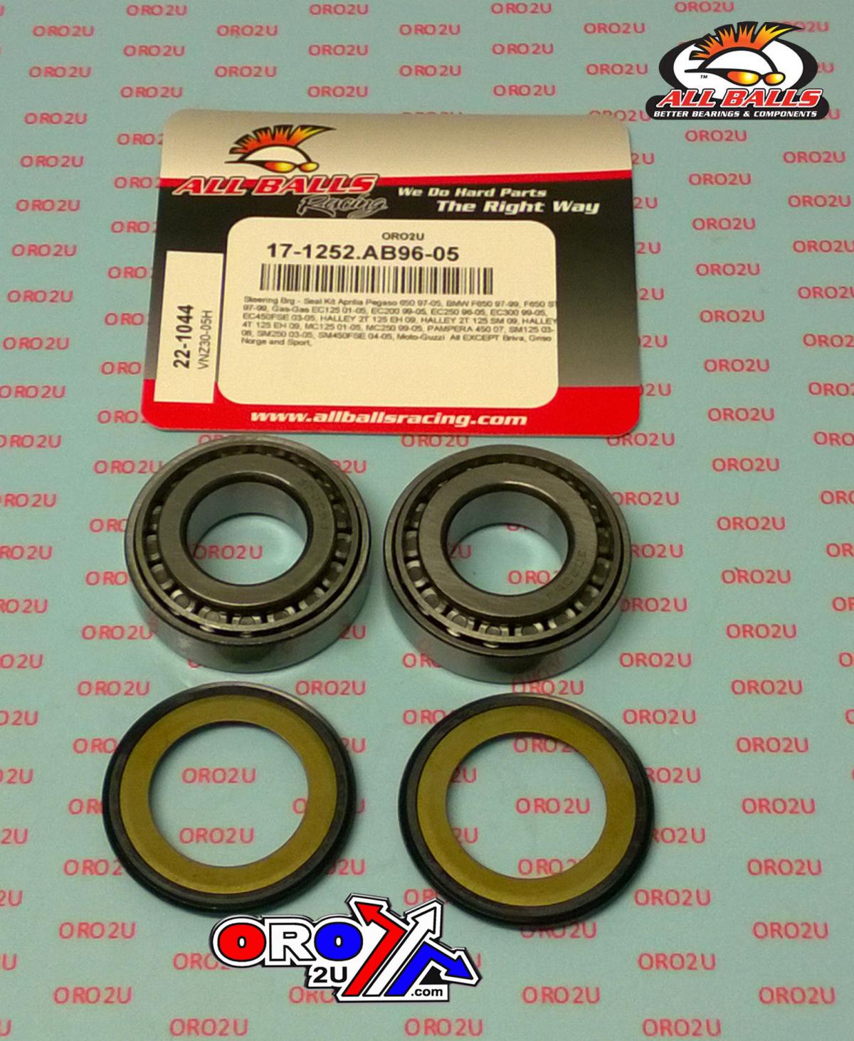 STEERING BEARING KIT ALLBALLS, ALLBALLS 22-1044 APRILIA/BMW/GASGAS/GUZZI thumbnail 2