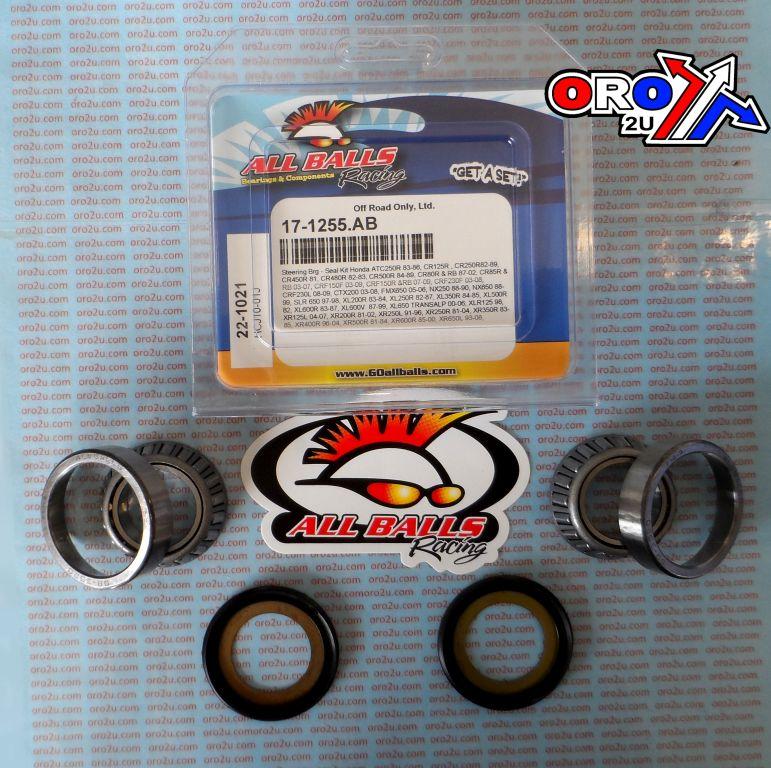 STEERING BEARING KIT ALLBALLS, ALLBALLS 22-1021 HONDA/MONTESA thumbnail 2