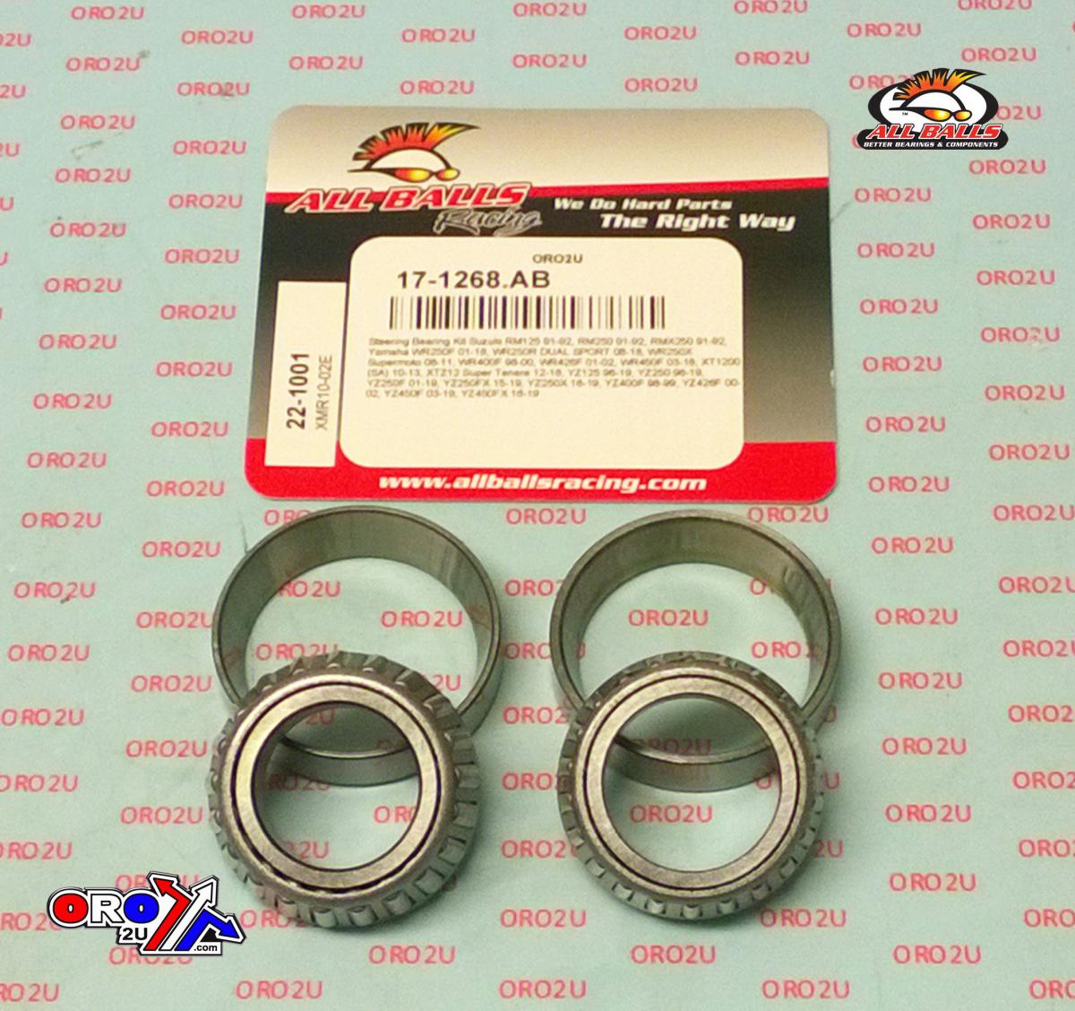 STEERING BEARING KIT ALLBALLS, ALLBALLS 22-1001 SUZUKI YAMAHA thumbnail 3