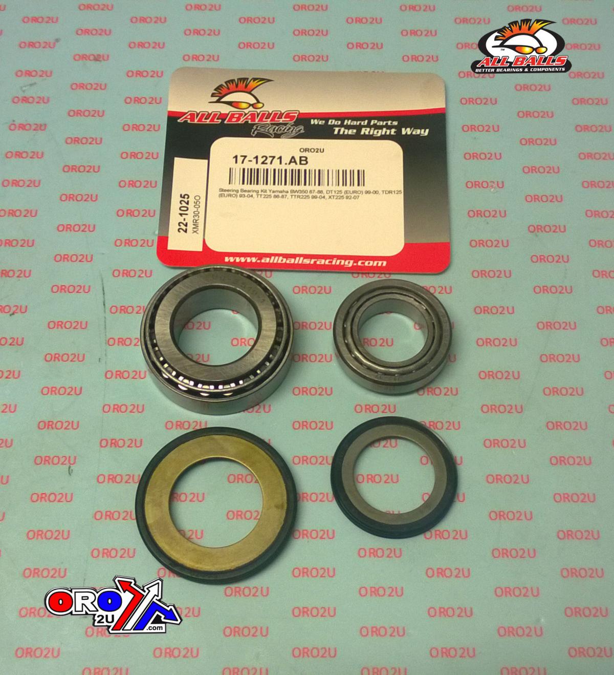 STEERING BEARING KIT ALLBALLS, ALLBALLS 22-1025 YAMAHA thumbnail 2