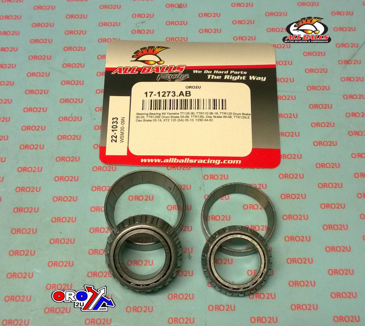 STEERING BEARING KIT ALLBALLS, ALLBALLS 22-1033 YAMAHA thumbnail 3