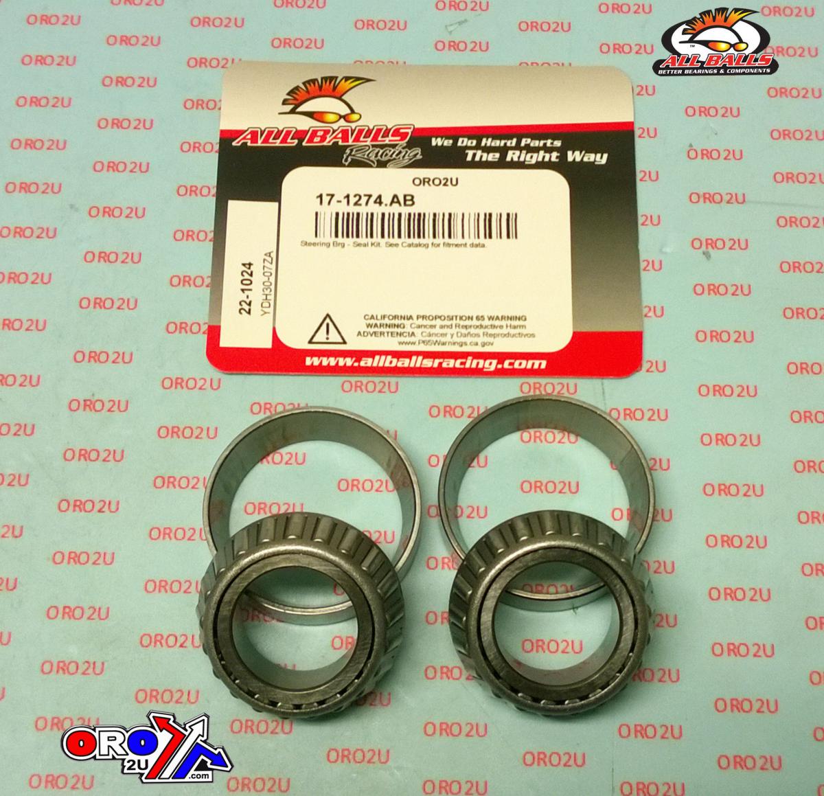 STEERING BEARING KIT ALLBALLS, ALLBALLS 22-1024 BMW/KYO/SHERCO/SUZ/YAM thumbnail 3