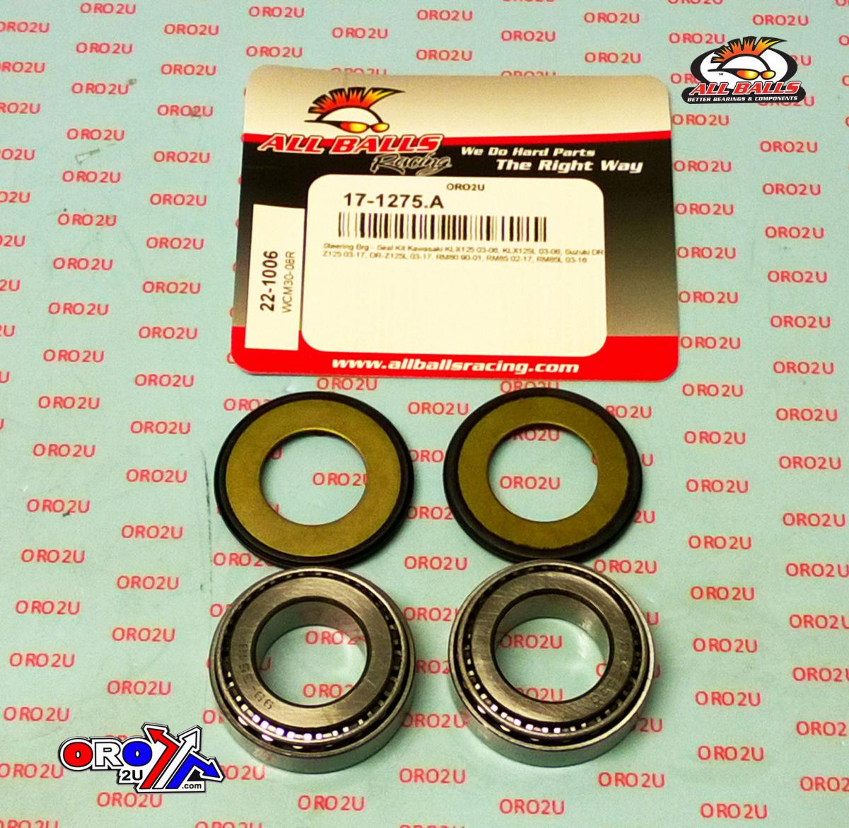 STEERING BEARING KIT ALLBALLS, ALLBALLS 22-1006 KAW/SUZ thumbnail 2