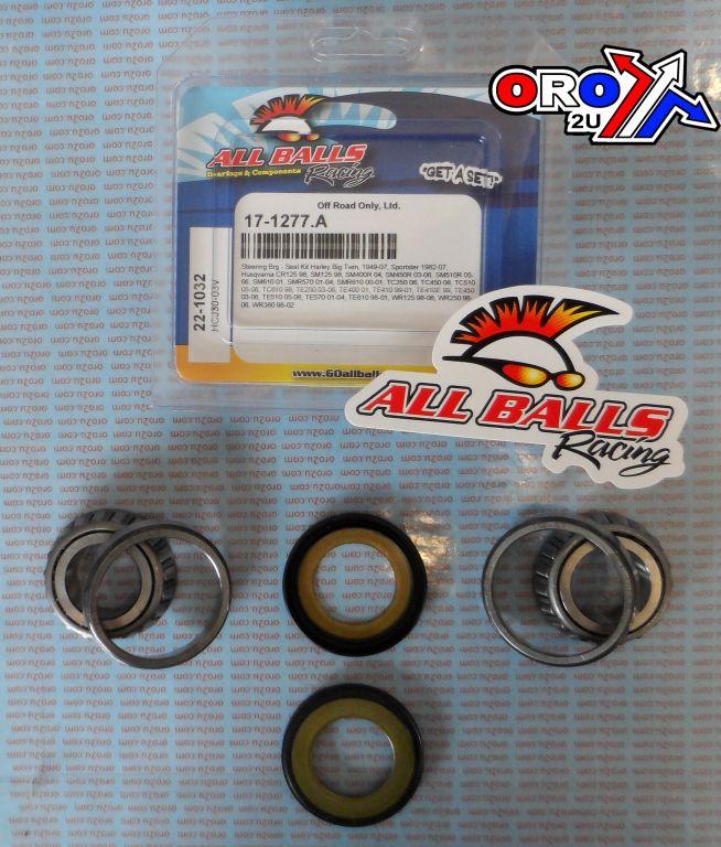 STEERING BEARING KIT ALLBALLS, ALLBALLS 22-1032 BUELL/HARLEY/HUSKY/VICTORY thumbnail 5