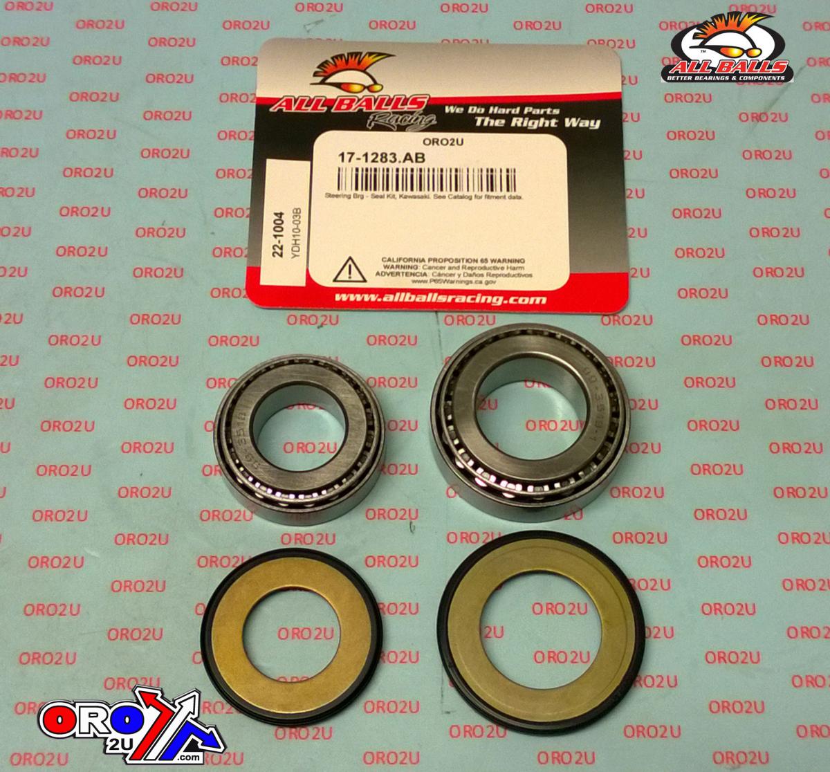 STEERING BEARING KIT ALLBALLS, ALLBALLS 22-1004 KAW/SUZUKI/VICTORY/YAM thumbnail 3