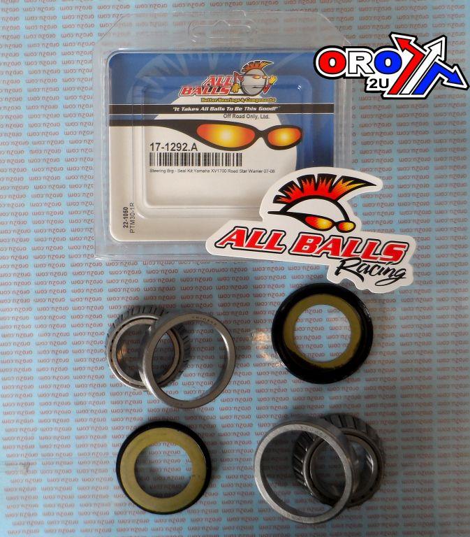 STEERING BEARING KIT ALLBALLS, ALLBALL 22-1050 YAMAHA XV1700 thumbnail 2