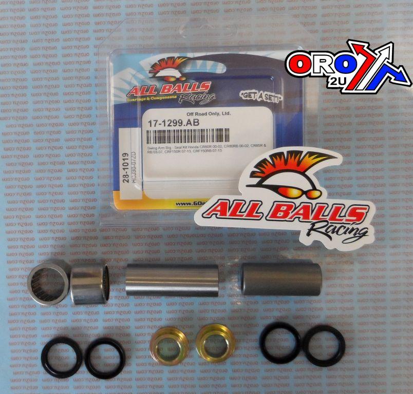 SWINGARM BEARING KIT ALLBALLS, ALLBALLS 28-1019 HONDA CR80/85 00-02 CRF150 07-22 thumbnail 4