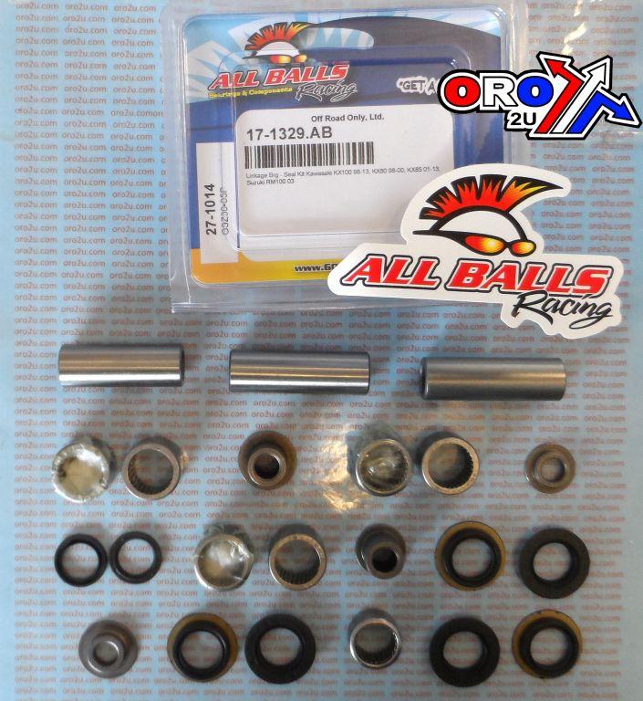 SWINGARM LINKAGE KIT KX85 100, ALLBALLS 27-1014 KAW KX80 SUZ thumbnail 4