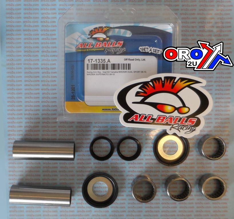 SWINGARM BEARING KIT ALLBALLS, ALLBALLS 28-1201 YAMAHA WR250 R/X 08-20 thumbnail 2