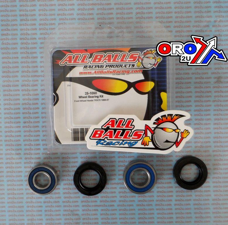 WHEEL BEARING KIT FRONT 86-87 HON TRX70, ALLBALLS 25-1050 ATV thumbnail 2