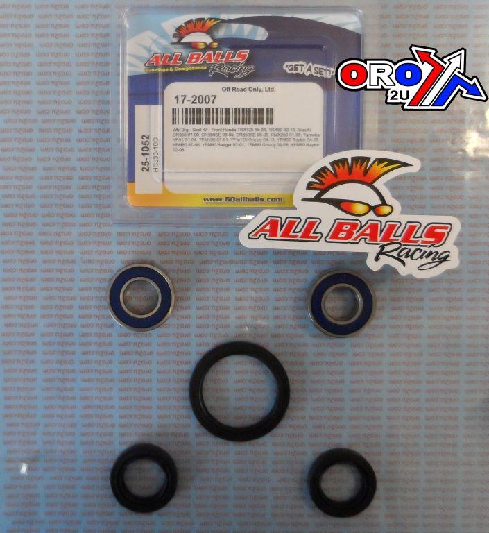 WHEEL BEARING KIT FRONT 85-22 ETON/HON/YAM 50-150, ALLBALLS 25-1052 ATV thumbnail 2