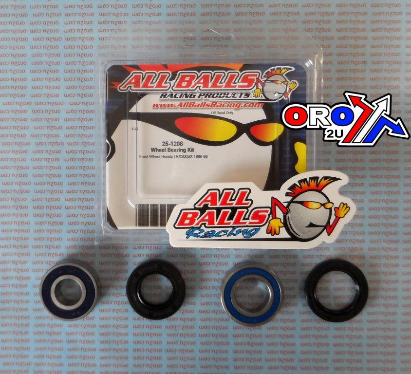 WHEEL BEARING KIT FRONT 86-88 HON TRX200SX, ALLBALLS 25-1208 ATV thumbnail 2