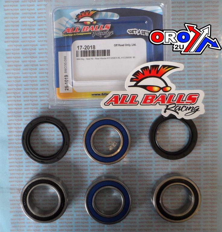WHEEL BEARING KIT REAR 1985 HON ATC250, ALLBALLS 25-1019 ATV thumbnail 2