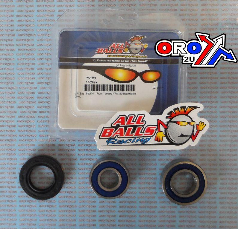 WHEEL BEARING KIT FRONT 99-00 YAM YFM250 BEARTRACKER, ALLBALLS 25-1226 ATV thumbnail 2