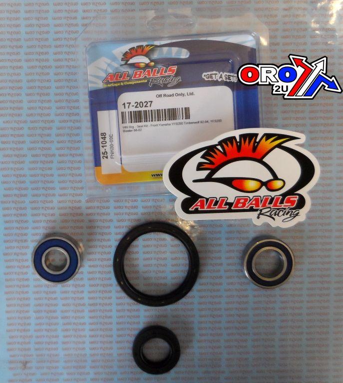 WHEEL BEARING KIT FRONT 88-02 YAM YFB250/YFS200, ALLBALLS 25-1048 ATV thumbnail 2