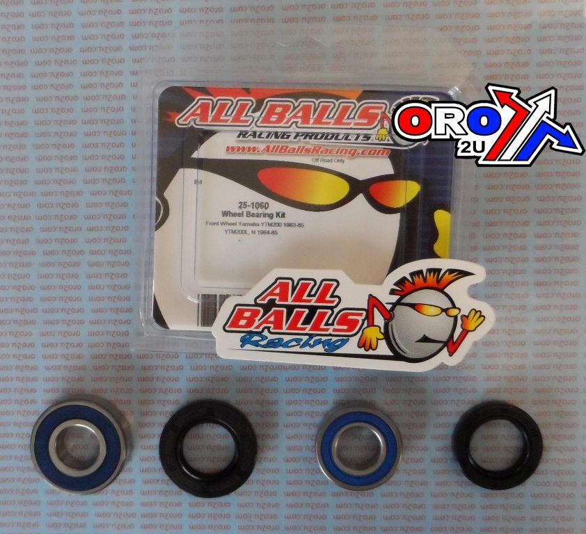 WHEEL BEARING KIT FRONT 83-85 YAM YTM200, ALLBALLS 25-1060 ATV thumbnail 2