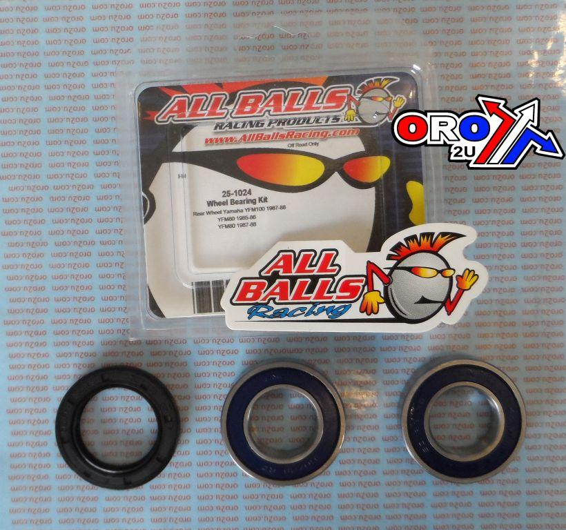WHEEL BEARING KIT REAR 85-21 KAW/SUZ/YAM 50-100, ALLBALLS 25-1024 ATV image 1