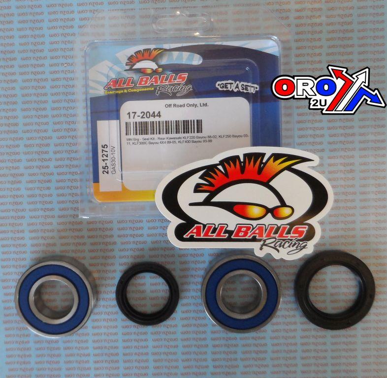 WHEEL BEARING KIT REAR 88-11 KAW KLF220-400, ALLBALLS 25-1275 ATV thumbnail 2
