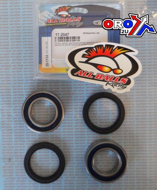 WHEEL BEARING & SEAL KIT REAR, ALLBALL 25-1132 KSF KXF KXT250 thumbnail 2