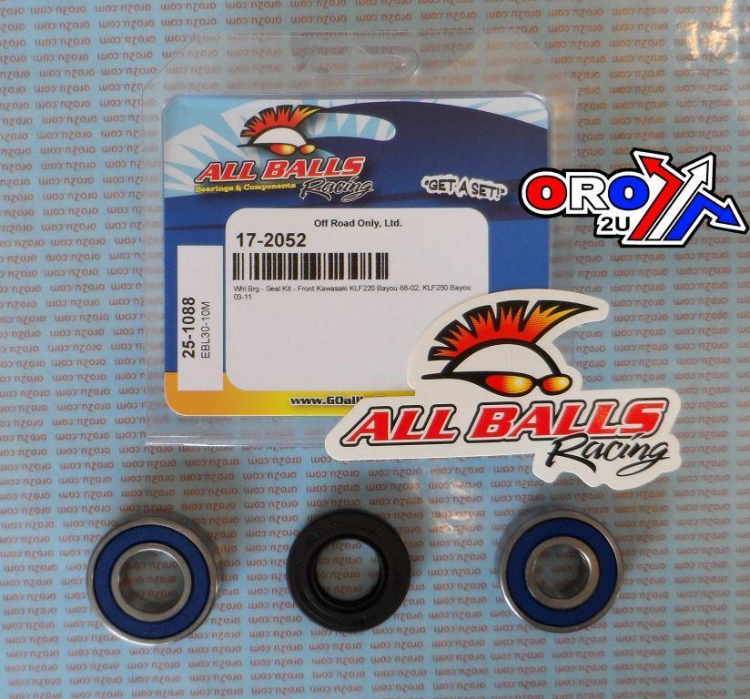 WHEEL BEARING KIT FRONT KAW, ALLBALL 25-1088 KLF220 KLF250 thumbnail 2