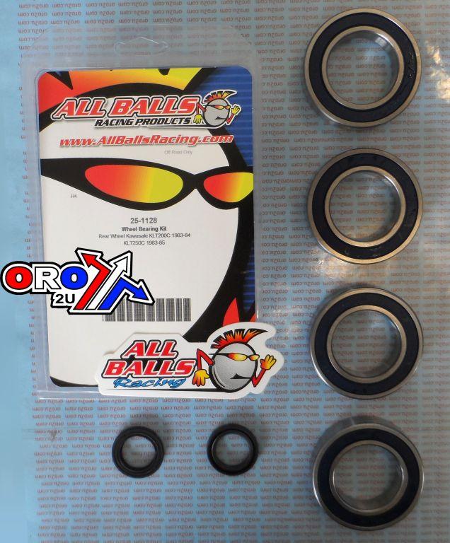 WHEEL BEARING KIT REAR 83-85 KAW KLT 200/250, ALLBALLS 25-1128 ATV thumbnail 2