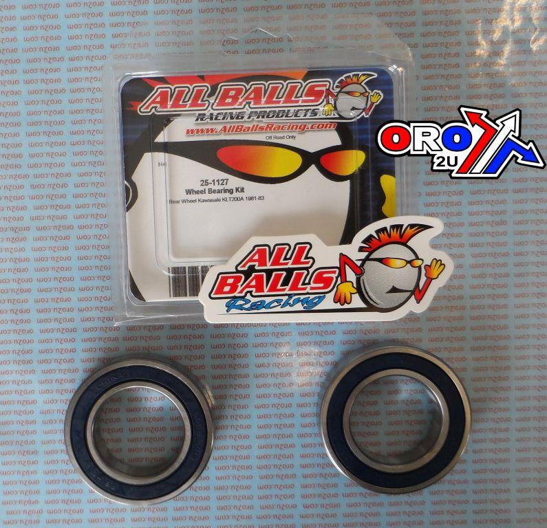 WHEEL BEARING KIT REAR KAW, ALLBALLS 25-1127 KLT200A 81-83 thumbnail 2