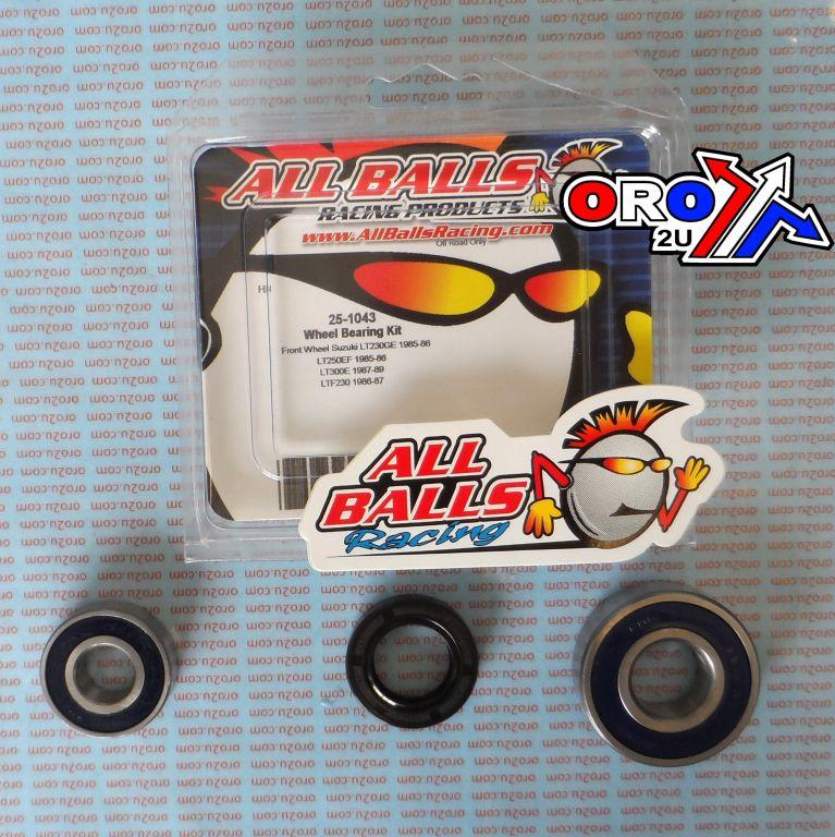 WHEEL BEARING KIT FRONT 85-22 POLARIS 70/150/SUZ LT-230-300, ALLBALLS 25-1043 ATV thumbnail 2