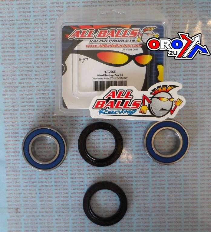 WHEEL BEARING KIT REAR 1987 SUZ LT-4WD 250, ALLBALLS 25-1477 ATV thumbnail 2