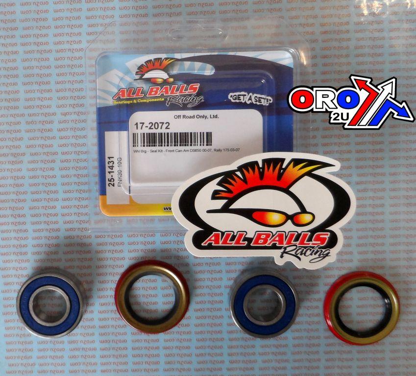 WHEEL BEARING KIT FRONT 00-07 CAN-AM DS650/RALLY, ALLBALLS 25-1431 ATV thumbnail 2