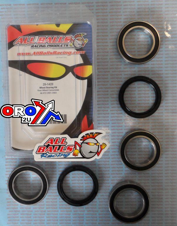 WHEEL BEARING KIT REAR 01-03 CANNONDALE, ALLBALLS 25-1428 ATV thumbnail 2