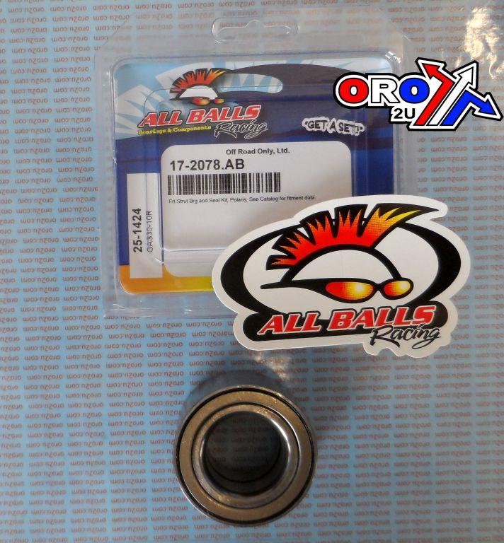 WHEEL BEARING KIT FRONT & REAR 01-22 KUBOTA/POLARIS, ALLBALLS 25-1424 ATV thumbnail 2