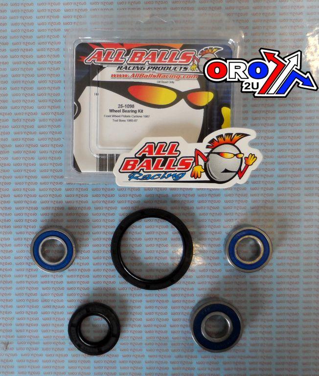 WHEEL BEARING KIT FRONT 85-87 POLARIS CYCLONE/TRAIL BOSS 250, ALLBALLS 25-1098 ATV thumbnail 2
