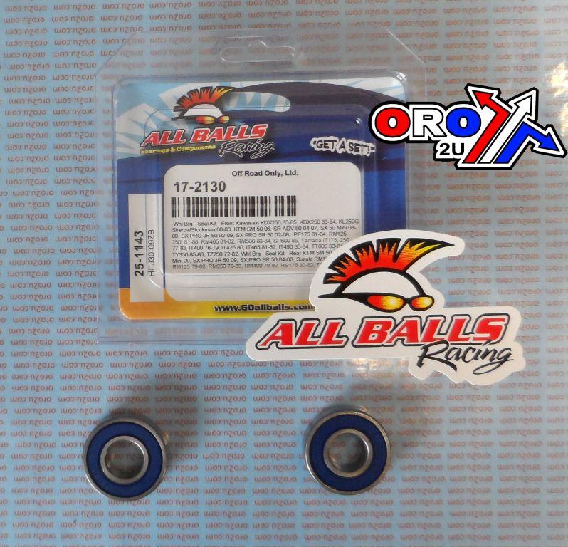 WHEEL BEARING KIT FRONT REAR & MIDDLE 72-21, ALLBALLS 25-1143 DIRT/ROAD/ATV thumbnail 2
