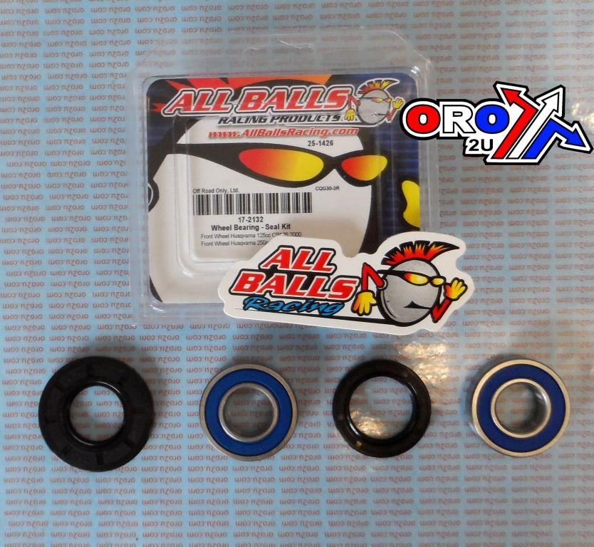 WHEEL BEARING KIT FRONT 2000 HUSKY CR125/250, ALLBALLS 25-1426 DIRT thumbnail 2