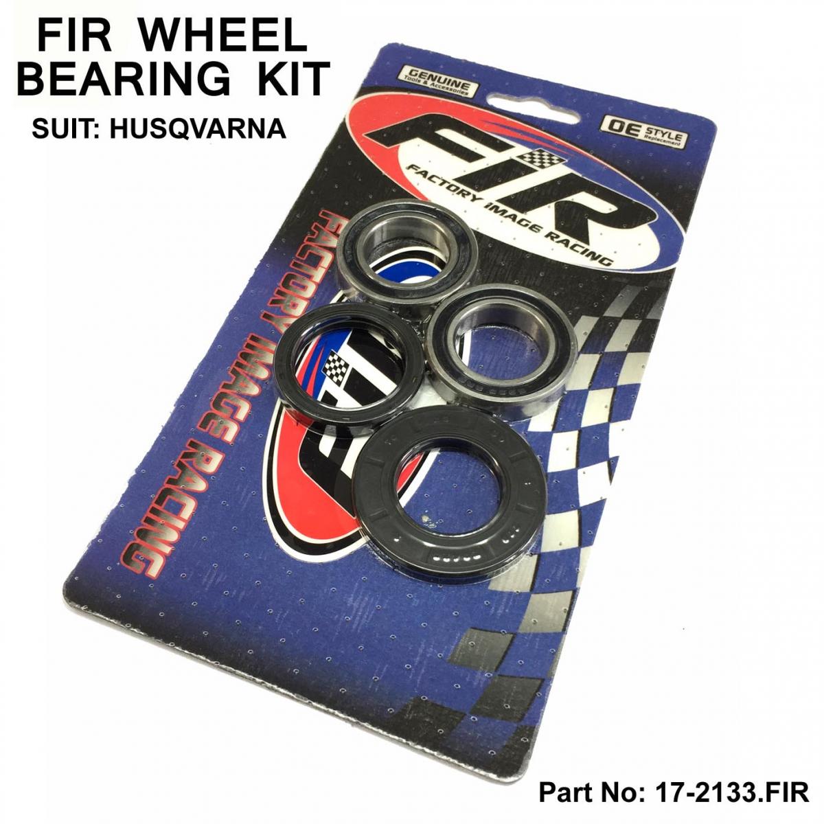 WHEEL BEARING KIT FRONT 01-13 HUSQVARNA CR SM SMS TC TE TXC WR FIR RACING 25-1415 thumbnail 2