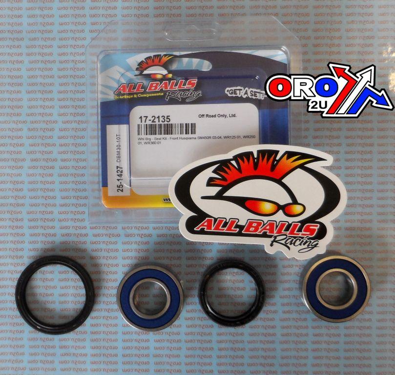 WHEEL BEARING KIT FRONT 01-04 HUSKY SM/WR, ALLBALLS 25-1427 DIRT thumbnail 2