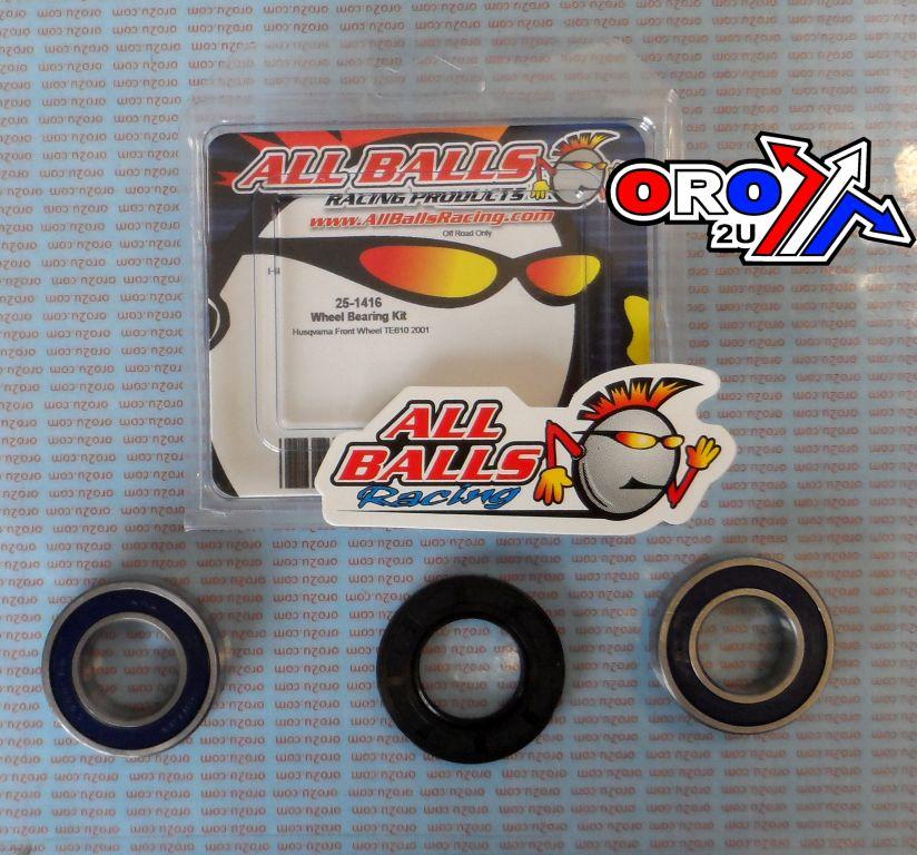 WHEEL BEARING KIT FRONT 2001 HUSKY TE610, ALLBALLS 25-1416 DIRT thumbnail 2