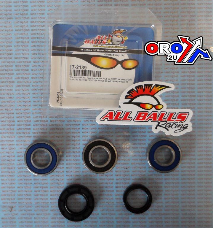 WHEEL BEARING KIT REAR 1999 HUSKY CR SM TC TE WR ALLBALLS 25-1418 thumbnail 2